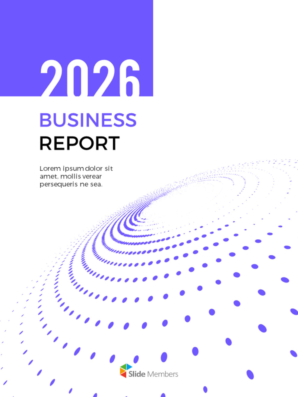 2026년 비즈니스 보고서 베스트 PPT 디자인_01