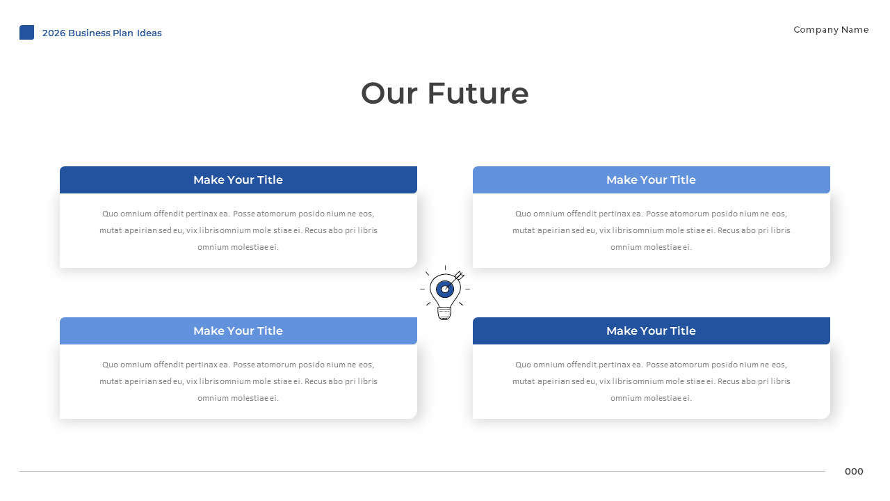 2026 Business Plan Ideas ppt templates powerpoint template