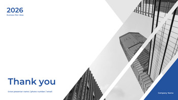 2026 Business Plan Ideas ppt templates powerpoint template
