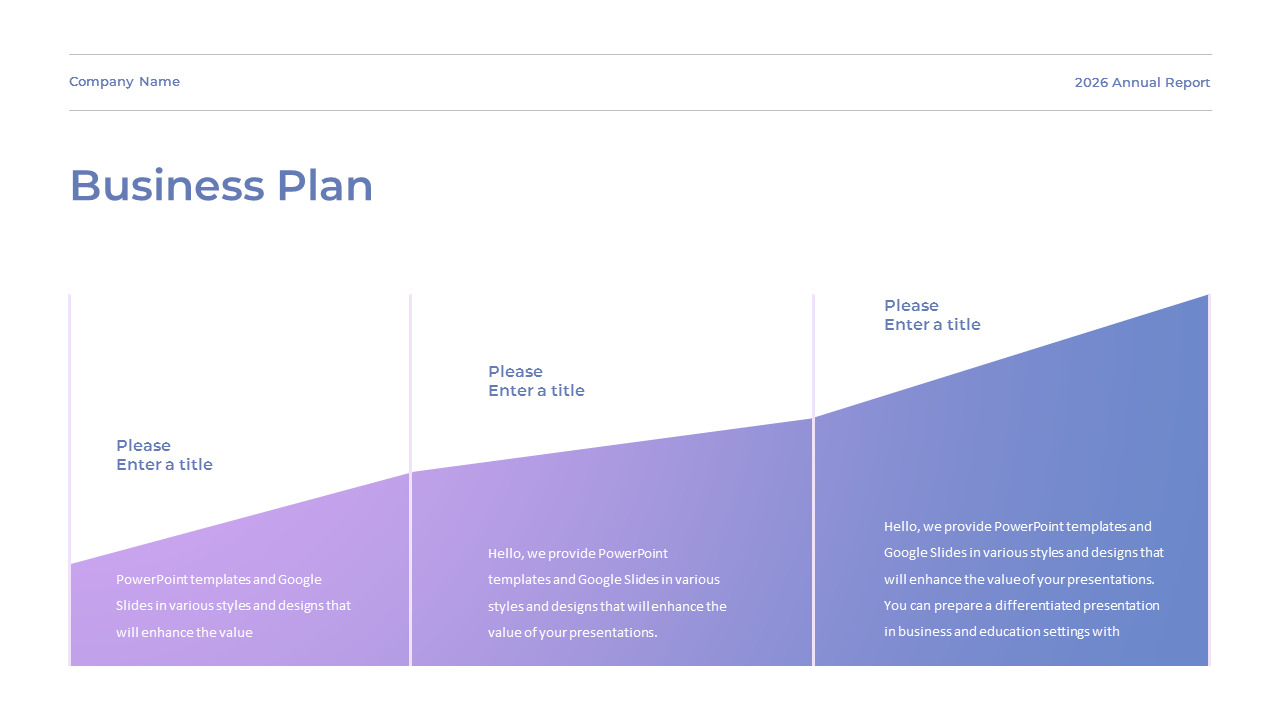 Business Report Powerpoint Example 2026 Annual Business Report PowerPoint Theme Template