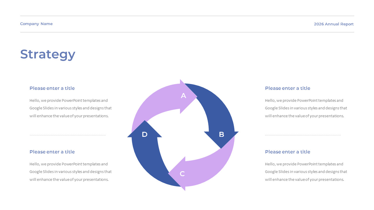 2026 Annual Business Report PowerPoint Theme Template