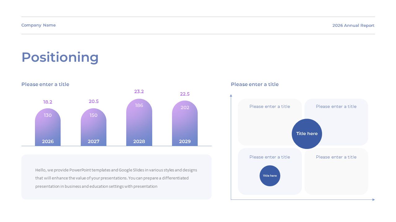 Business Report Powerpoint Example 2026 Annual Business Report PowerPoint Theme Template