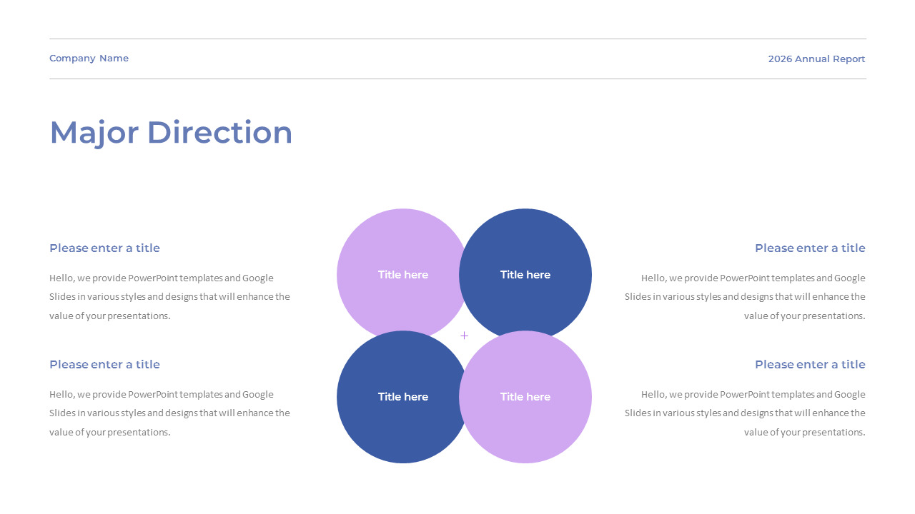 2026 Annual Business Report PowerPoint Theme Template