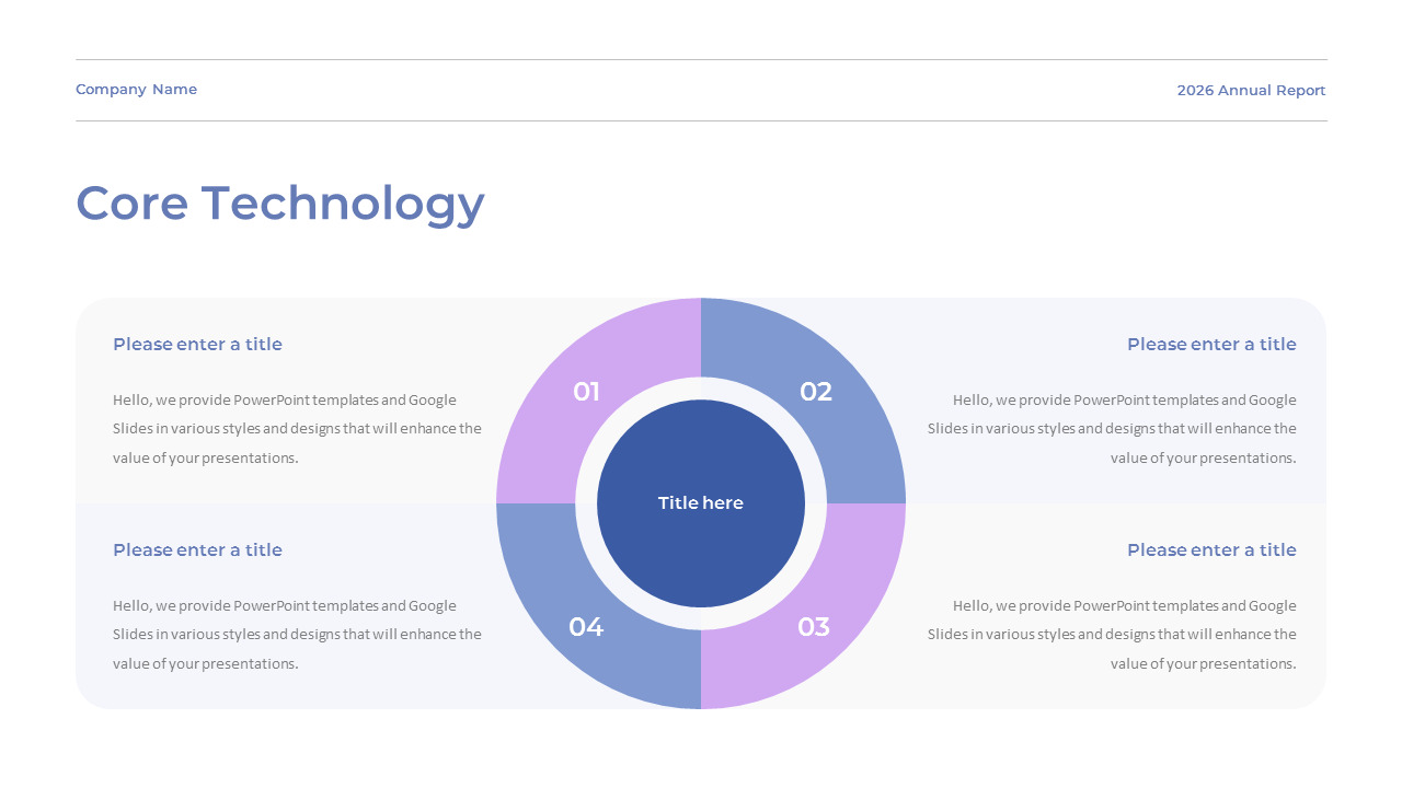 2026 Annual Business Report PowerPoint Theme Template