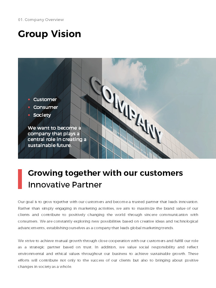 2026 Company Profile Business Canvas