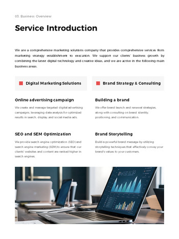 2026 Company Profile Business Canvas