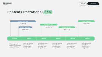 2026 Marketing Operations Plan PowerPoint Template – Product Launch Deck