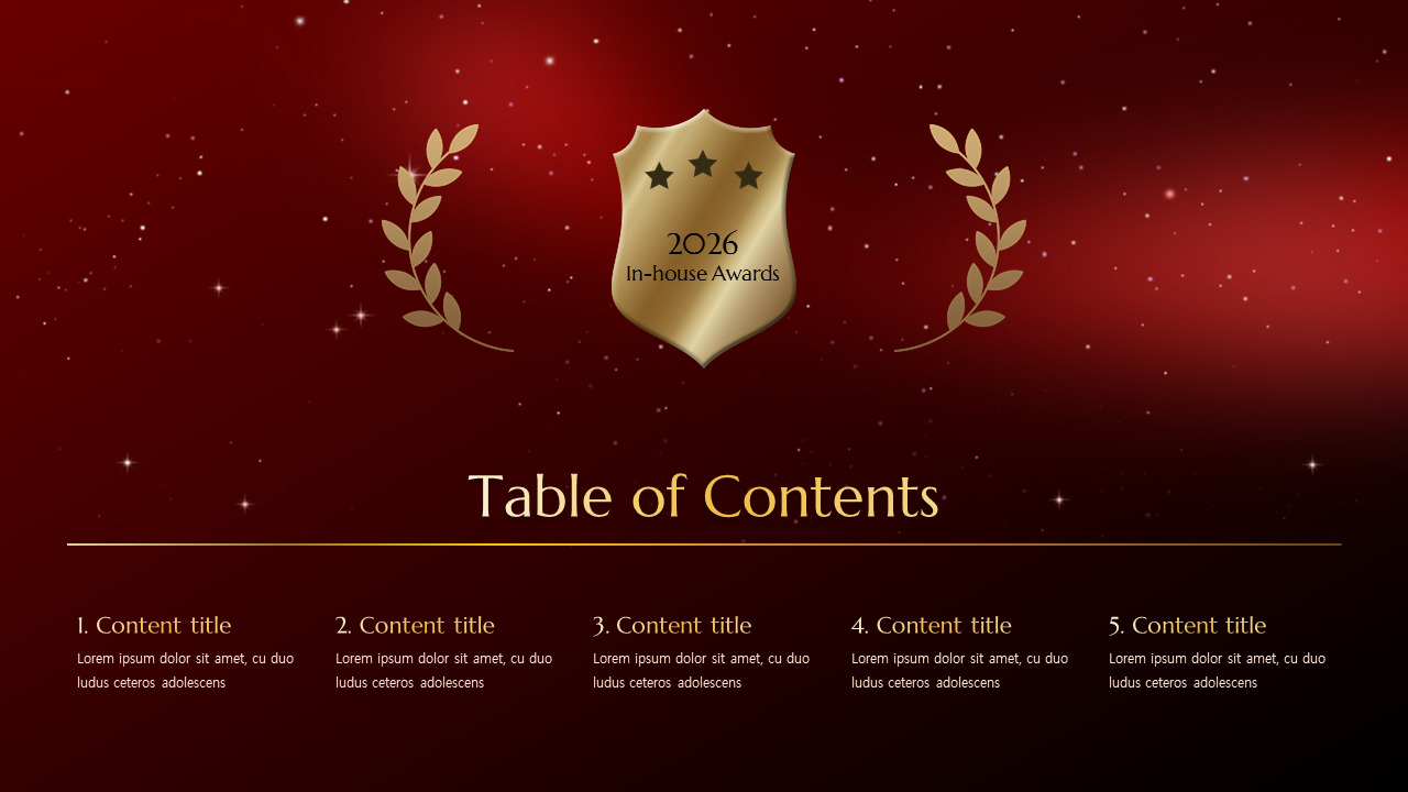 2026 Best Awards Google PowerPoint Presentation