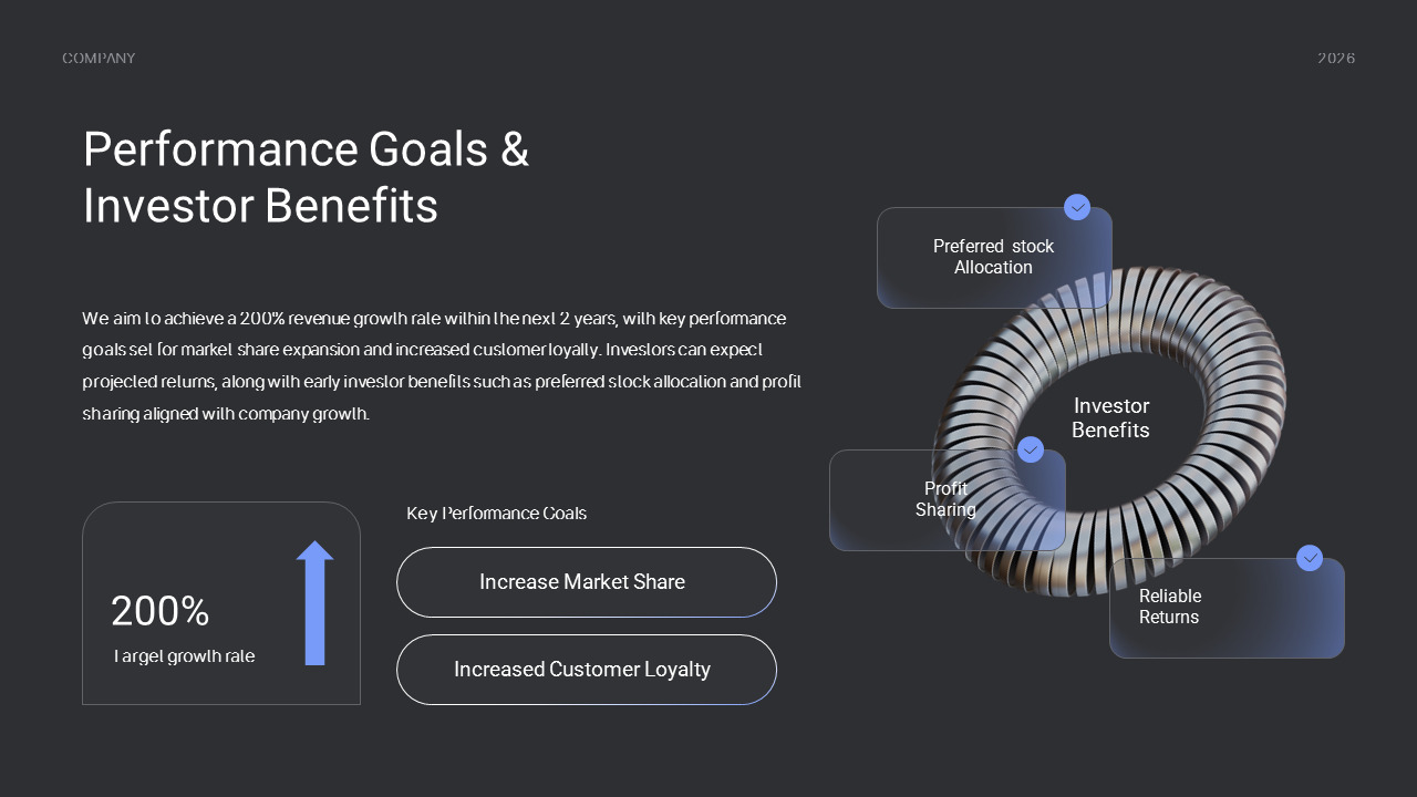 2026 New Project Template Business Pitch Deck