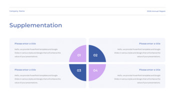 2026 Annual Business Report Google Presentation Templates