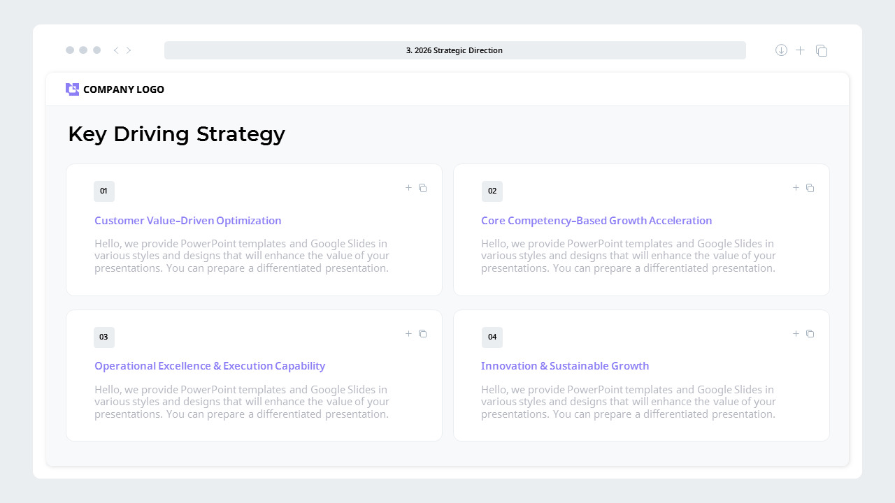 2026 Annual Business Plan PowerPoint Template – Performance-Driven ...