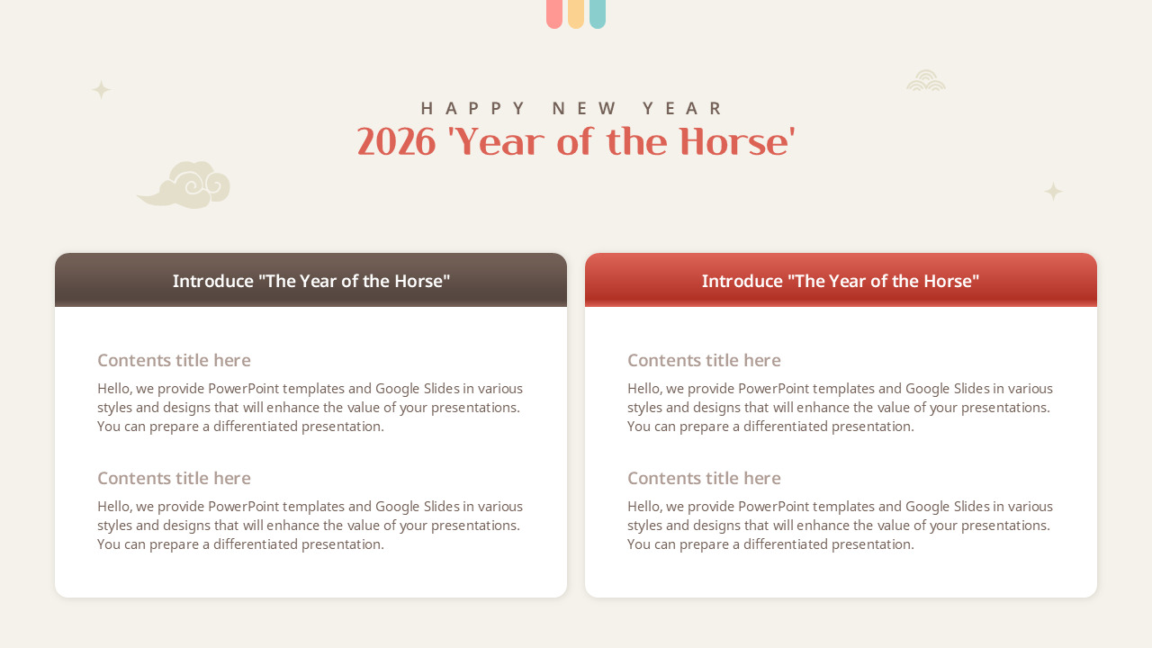PowerPoint-Präsentation zum Jahr des Pferdes 2026 (Kulturelle Bedeutung & Einblicke ins neue Jahr) Powerpoint-Designer_03