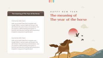 PowerPoint-Präsentation zum Jahr des Pferdes 2026 (Kulturelle Bedeutung & Einblicke ins neue Jahr) Powerpoint-Designer_04