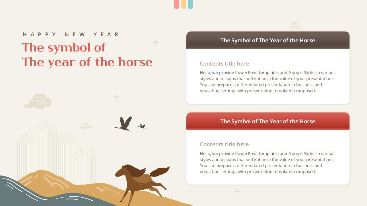 2026 Year of the Horse PowerPoint Template – Cultural Meaning & New ...