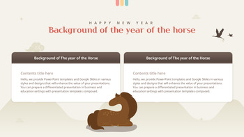PowerPoint-Präsentation zum Jahr des Pferdes 2026 (Kulturelle Bedeutung & Einblicke ins neue Jahr) Powerpoint-Designer_07