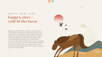 PowerPoint-Präsentation zum Jahr des Pferdes 2026 (Kulturelle Bedeutung & Einblicke ins neue Jahr) Powerpoint-Designer_10