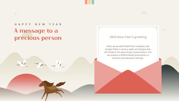 PowerPoint-Präsentation zum Jahr des Pferdes 2026 (Kulturelle Bedeutung & Einblicke ins neue Jahr) Powerpoint-Designer_15