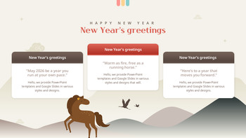 PowerPoint-Präsentation zum Jahr des Pferdes 2026 (Kulturelle Bedeutung & Einblicke ins neue Jahr) Powerpoint-Designer_29