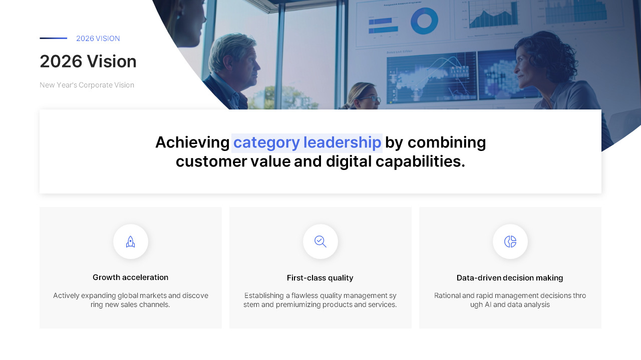 2026 New Year Business Plan PowerPoint Template for Sustained Growth ...