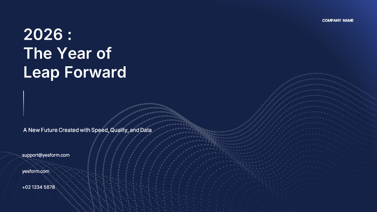 2026 New Year Business Plan PowerPoint Template for Sustained Growth ...