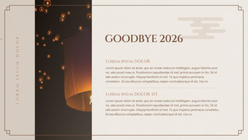 2026년 신년 계획 및 킥오프 발표를 위한 샴페인 골드 테마 파워포인트 템플릿_15