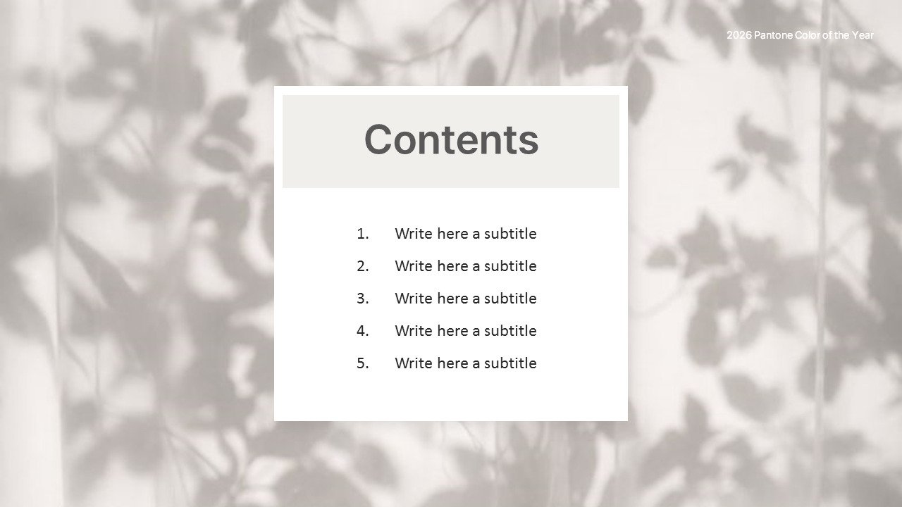 2026 Pantone Color of the Year “Cloud Dancer” Strategy Presentation slides company best ppt_02