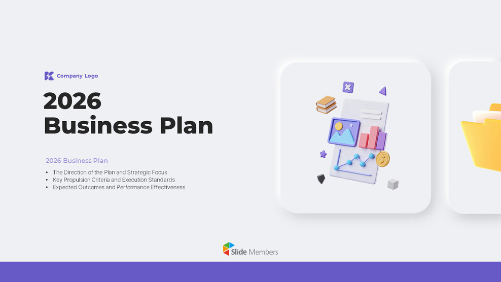 PowerPoint-Vorlage für einen Geschäftsplan bis 2026 für strategisches Wachstum Vorlagen für die Präsentation von Vorschlägen_01