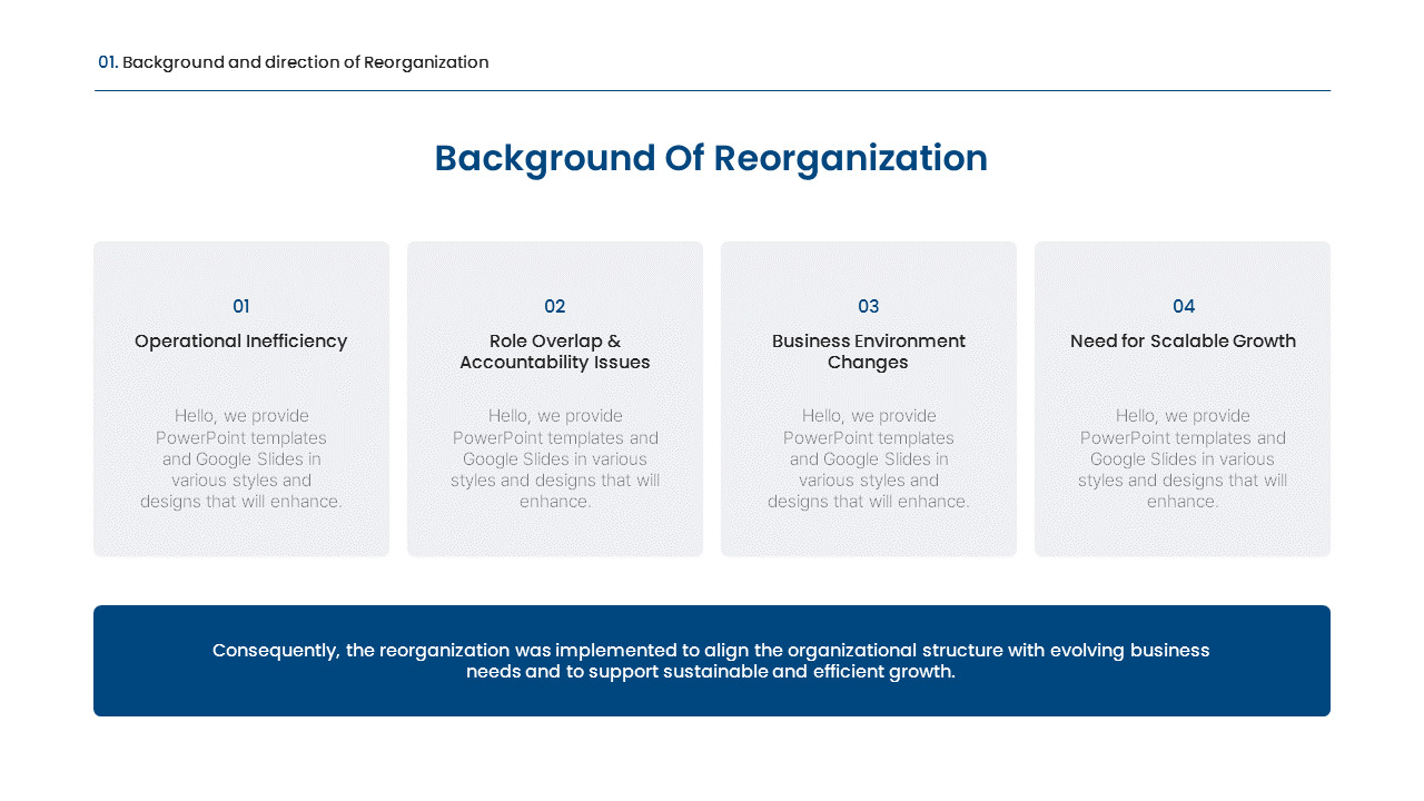 PowerPoint-Vorlage für einen Unternehmensumstrukturierungsplan bis 2026 Unternehmenspräsentation ppt_03