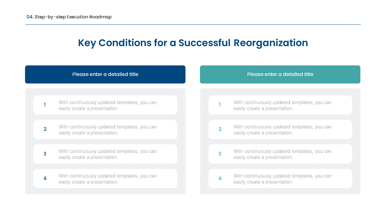 2026 Corporate Restructuring Plan PowerPoint Template