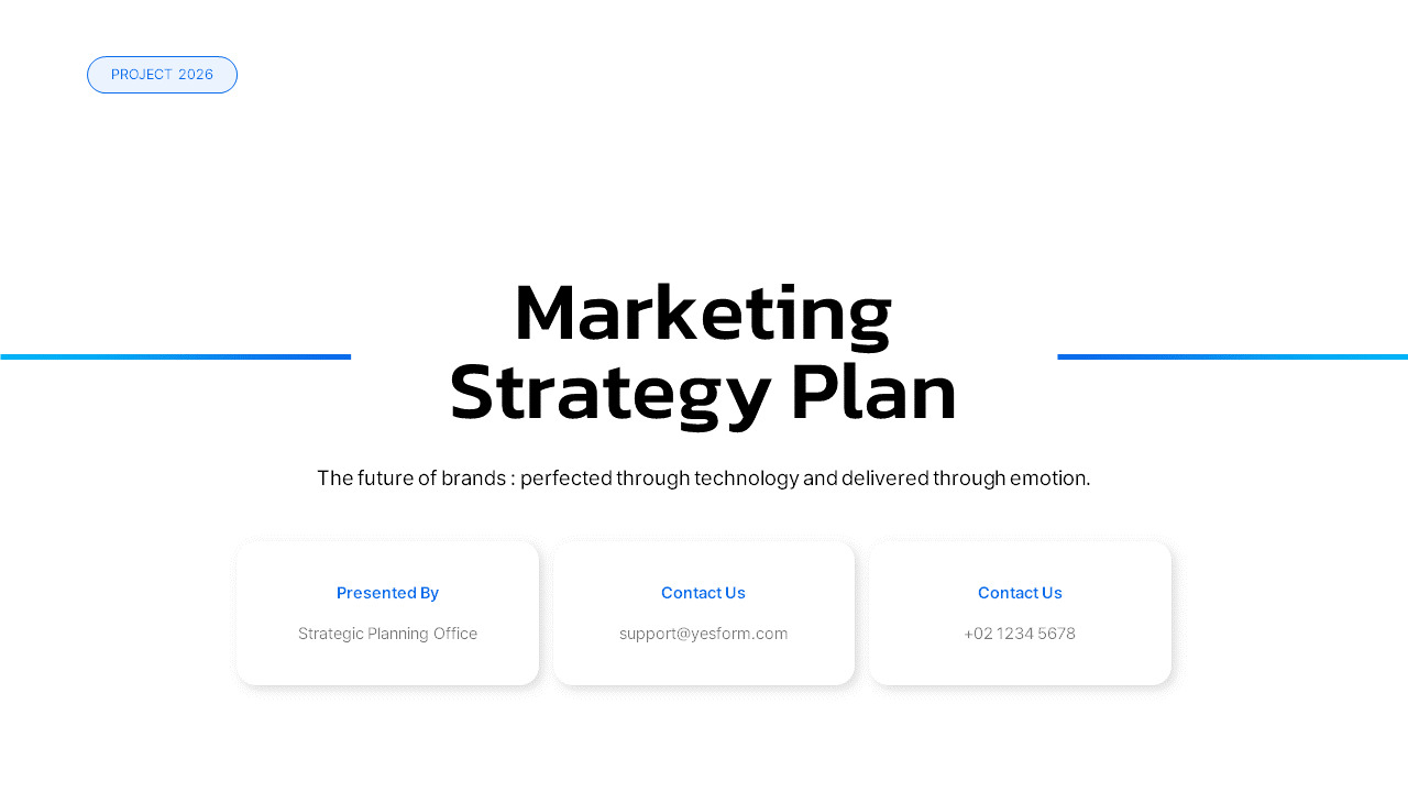 2026 Marketing Strategy Plan PowerPoint Template for Enterprise Teams