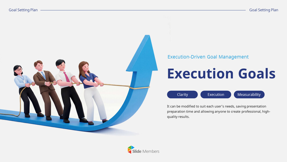 战略规划执行目标 PowerPoint 模板 PowerPoint PPT._01