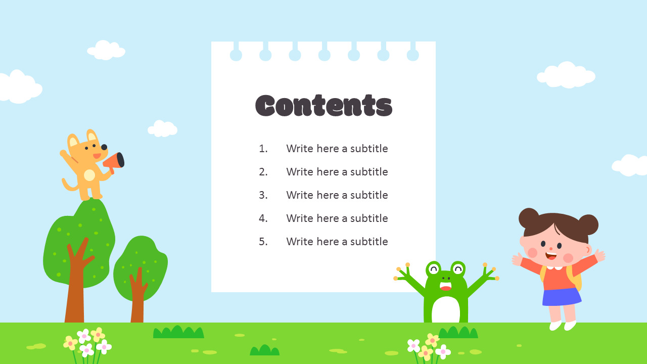 PowerPoint-Vorlage für den Orientierungsplan des Kindergartens Business-Leinwand_02