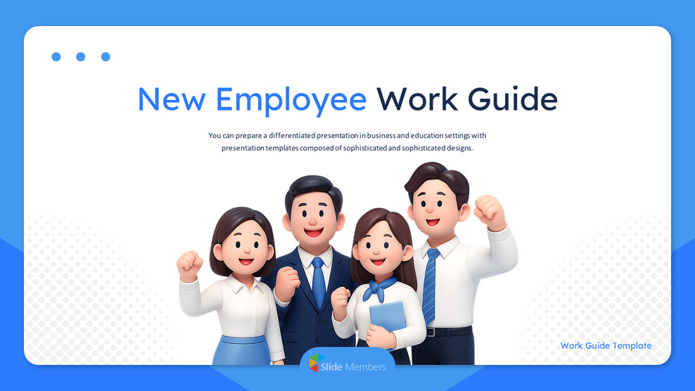 新员工入职培训工作指南 PowerPoint 模板 介绍PowerPoint._01