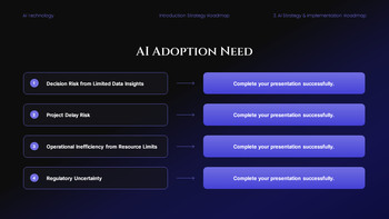 PowerPoint-Vorlage für eine Roadmap zur KI-Technologiestrategie Produktdeck_04