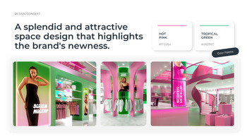 PowerPoint-Vorlage für koreanische Pop-up-Stores für den Einzelhandel Vorlage für die Startpräsentation_06