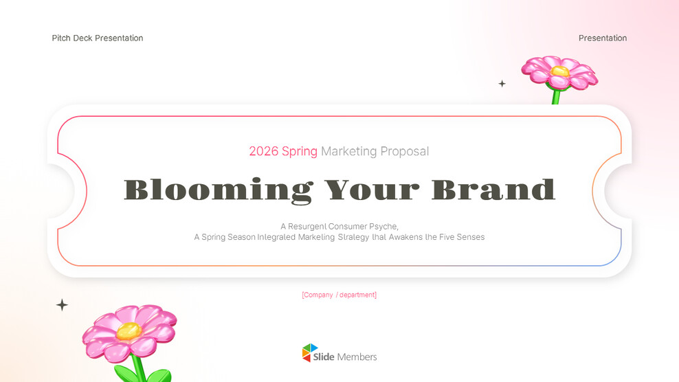 PowerPoint-Vorlage für einen Marketingvorschlag im Frühjahr zur Förderung des Unternehmenswachstums powerpoint entwickeln_01