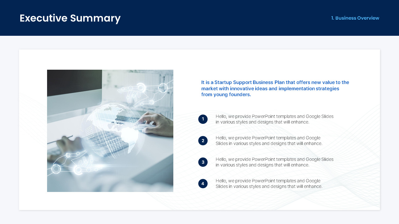 PowerPoint-Vorlage für einen Businessplan zur Unterstützung von Startups und deren Wachstum ppt-Präsentationsvorlagen_03