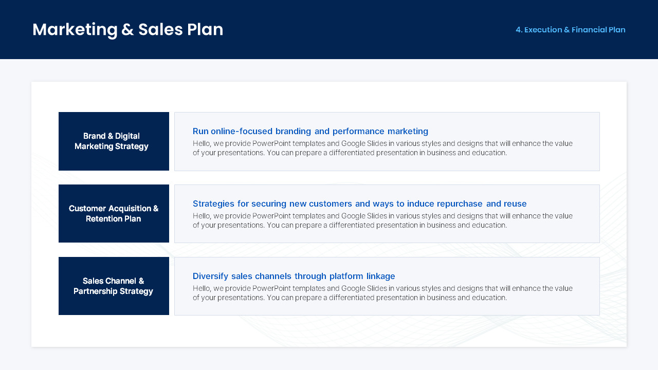 Startup Growth Business Plan PowerPoint Template for Founders & Fundraising