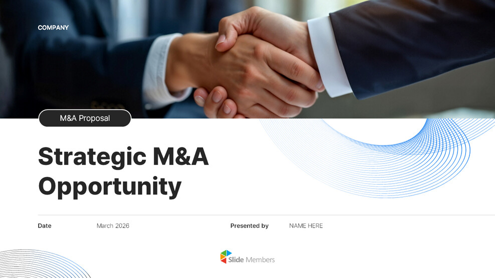 Strategic M&A Opportunity Pitch Deck Google Slides  – Acquisition Proposal & Investment Deal Presentation pitch deck help_01