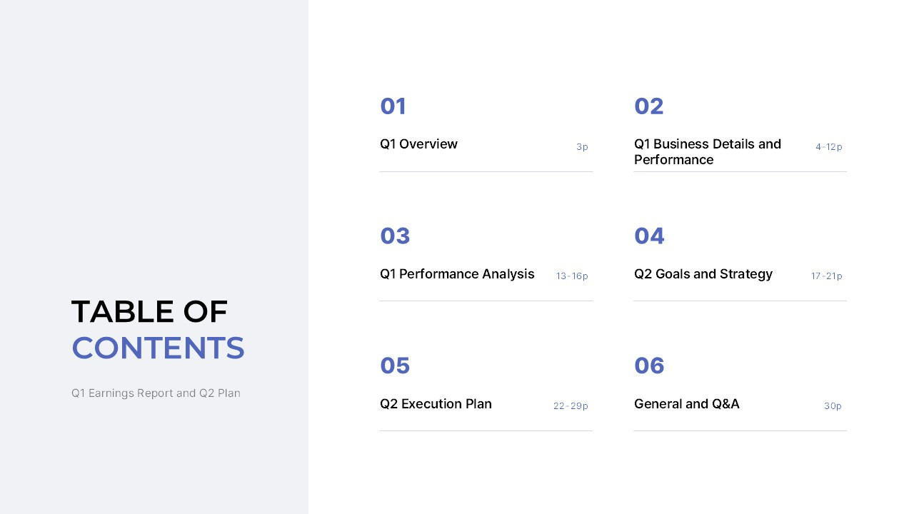 Structured Quarterly Review Keynote Template – Data-Driven Slides for Board-Ready Reporting Multipurpose Keynote Template_02
