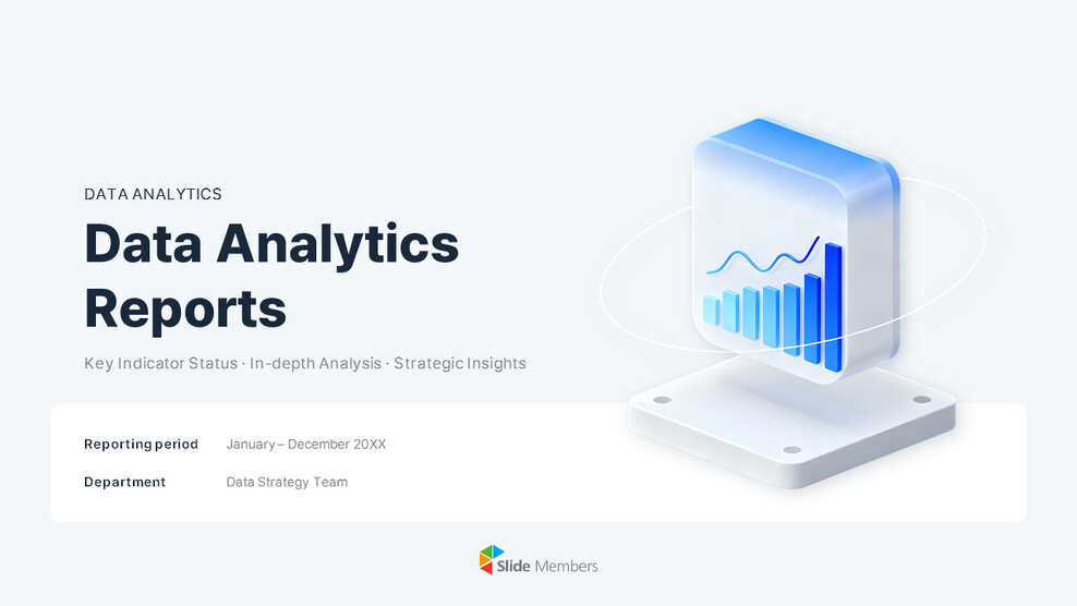 PowerPoint-Vorlage für Datenanalyseberichte mit KPIs – Insight Slate Design ppt-Beispiele_01