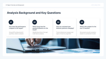 PowerPoint-Vorlage für Datenanalyseberichte mit KPIs – Insight Slate Design ppt-Beispiele_04
