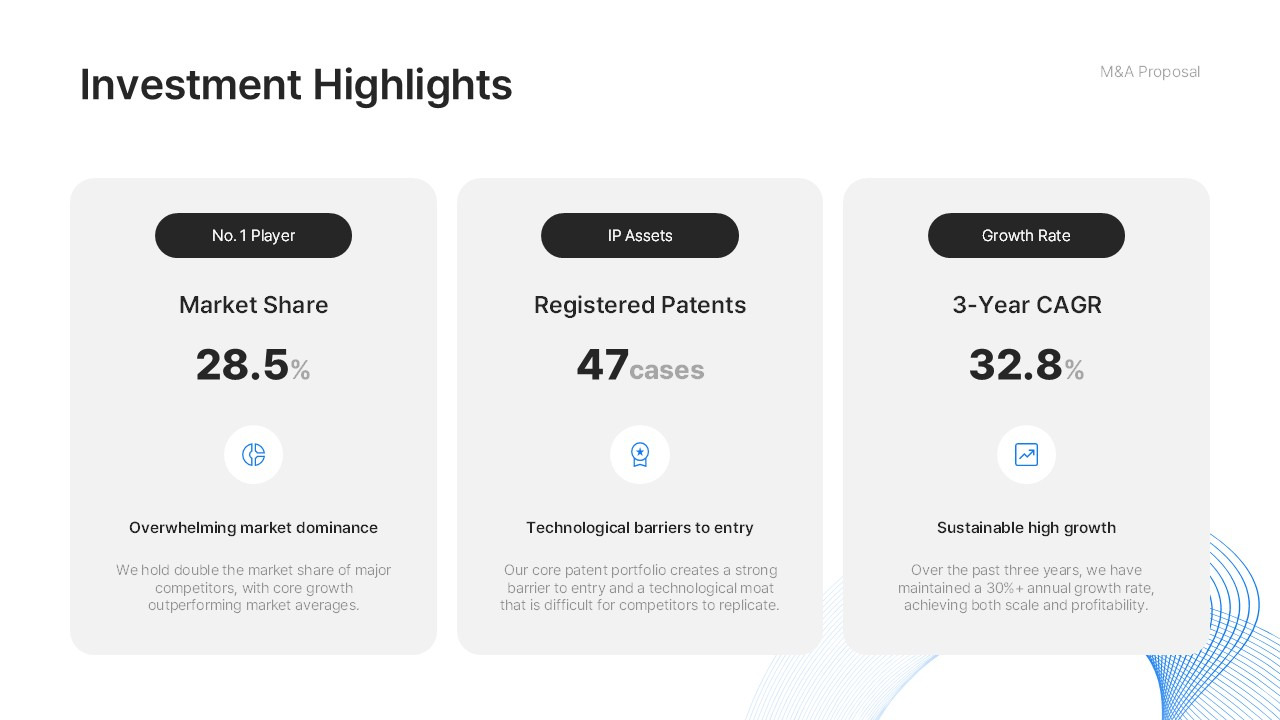 High-Impact M&A Keynote Presentation – Sophisticated Deal Slides Designed for Apple Microsoft Keynote_02