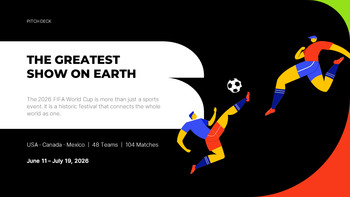 PowerPoint-Vorlage für Marketing zur FIFA Fußball-Weltmeisterschaft 2026 – Präsentation zur Sportveranstaltungswerbung Präsentationsfolien ppt_13
