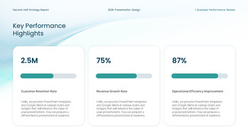 PowerPoint-Vorlage für den Bericht zur Geschäftsstrategie und Unternehmensleistung im zweiten Halbjahr 2026 Beste PowerPoint-Präsentationsvorlagen_06