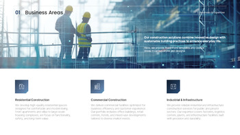 PowerPoint-Vorlage für das Profil eines Bauunternehmens – Unternehmensvorstellung & Geschäftsportfolio PowerPoint-Präsentationen_09