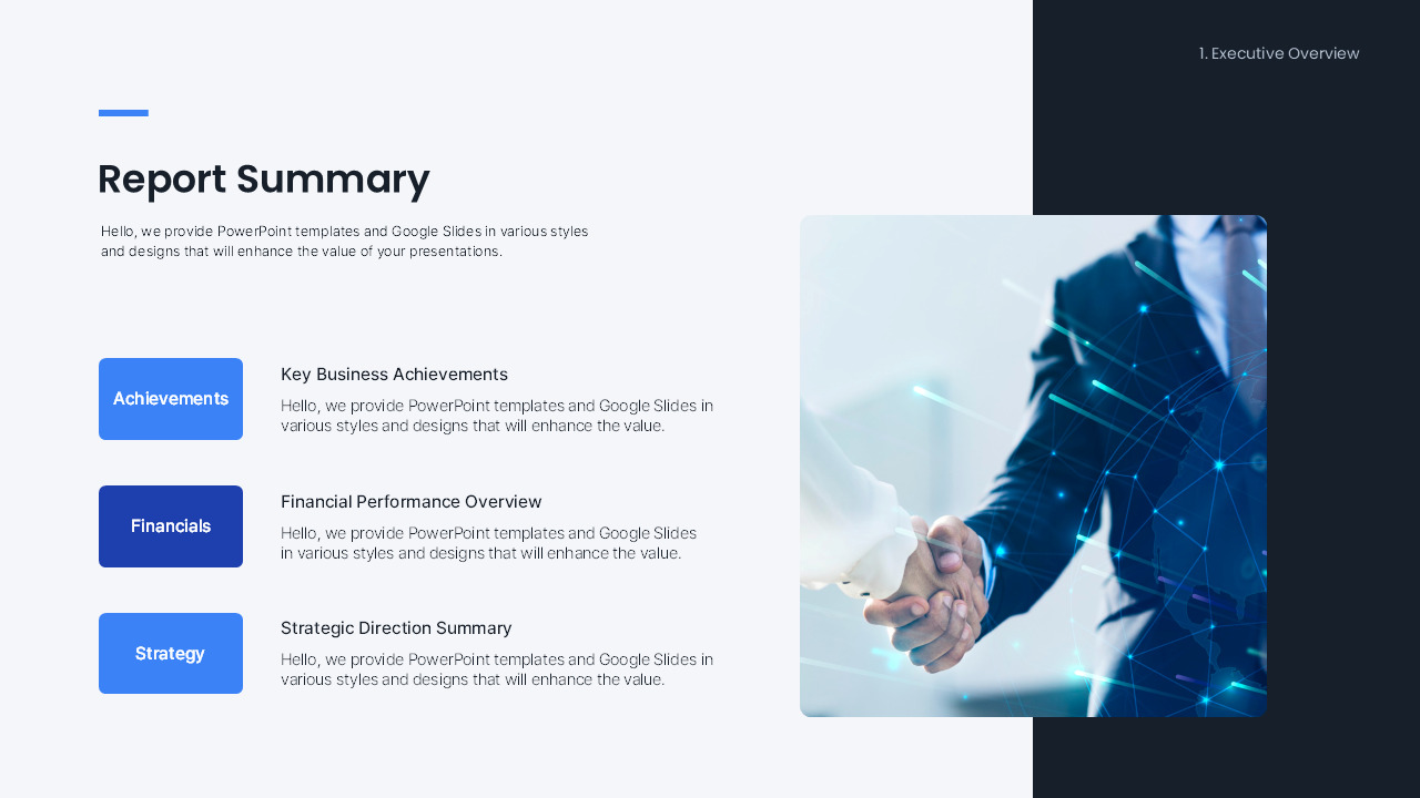 PowerPoint-Vorlage für einen Managementstrategiebericht – Halbjahres-Geschäftsplan Powerpoint-Folien-Design_03