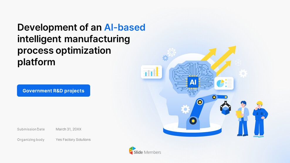 PowerPoint-Vorlage für einen neuen F&E-Geschäftsplan – Innovationsstrategie- und Roadmap-Deck PowerPoint-Thema_01