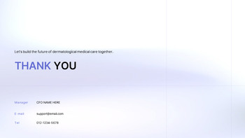 Vorlage für einen Businessplan und eine Investitionspräsentation für medizinische Hautpflegegeräte (Beauty Tech) PPT-Hintergründe_30