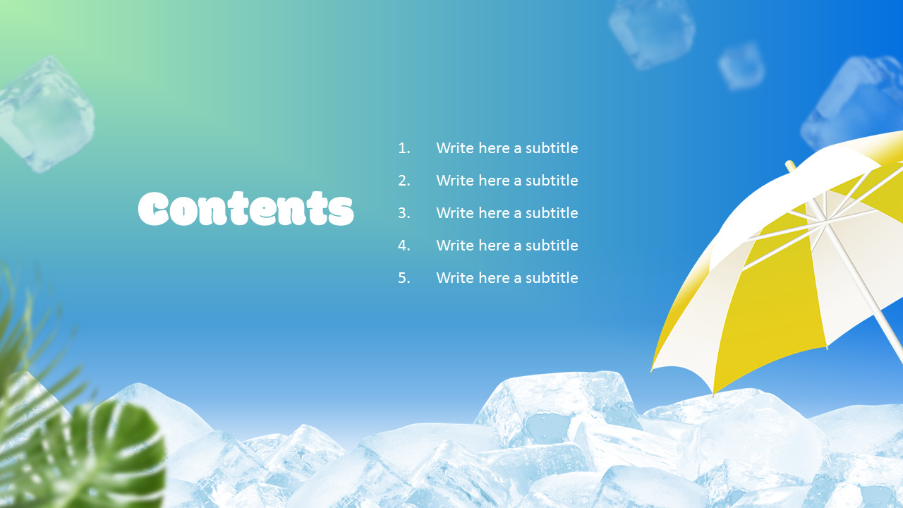 PowerPoint-Vorlage für die Sommer-Sale-Aktion – Saisonale Kampagnen- und Event-Präsentation entwerfen in powerpoint_02